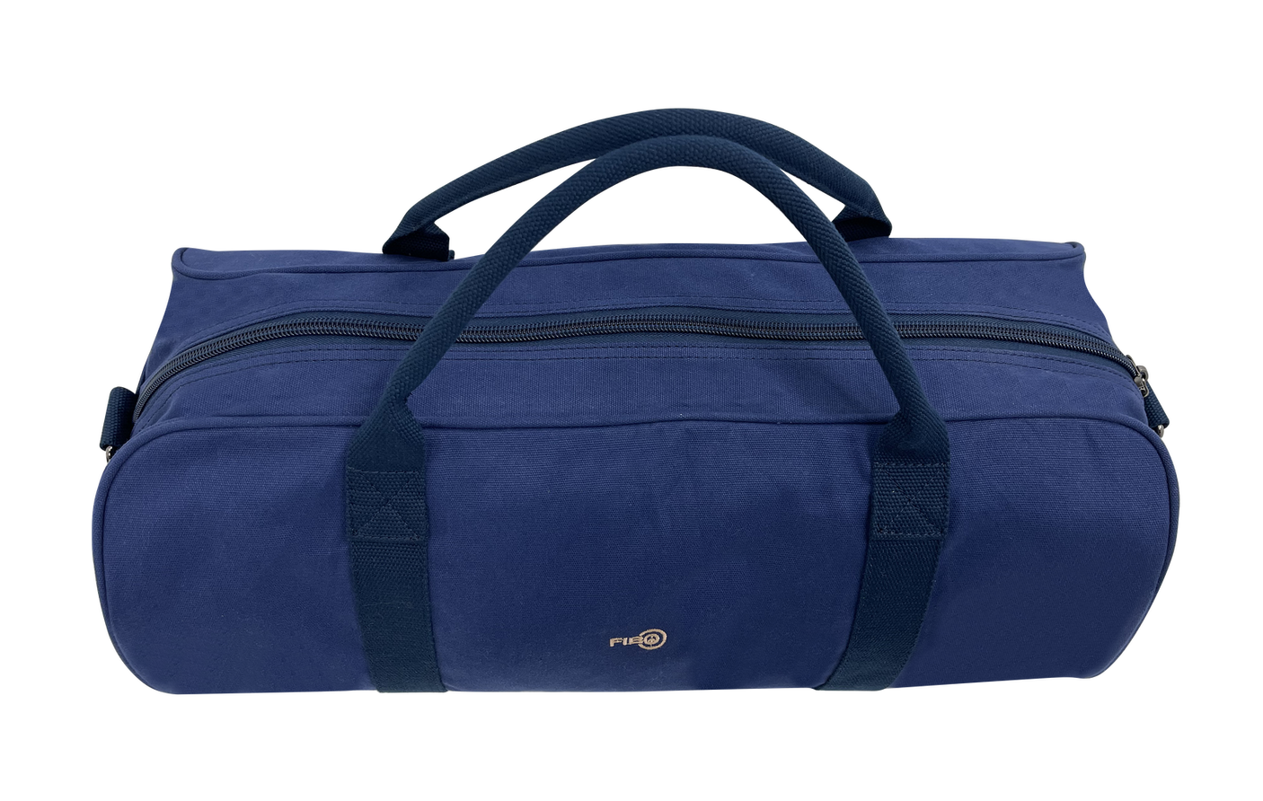 FIB Barrell Duffle Bag Travel Cotton Canvas Sports Luggage - Blue