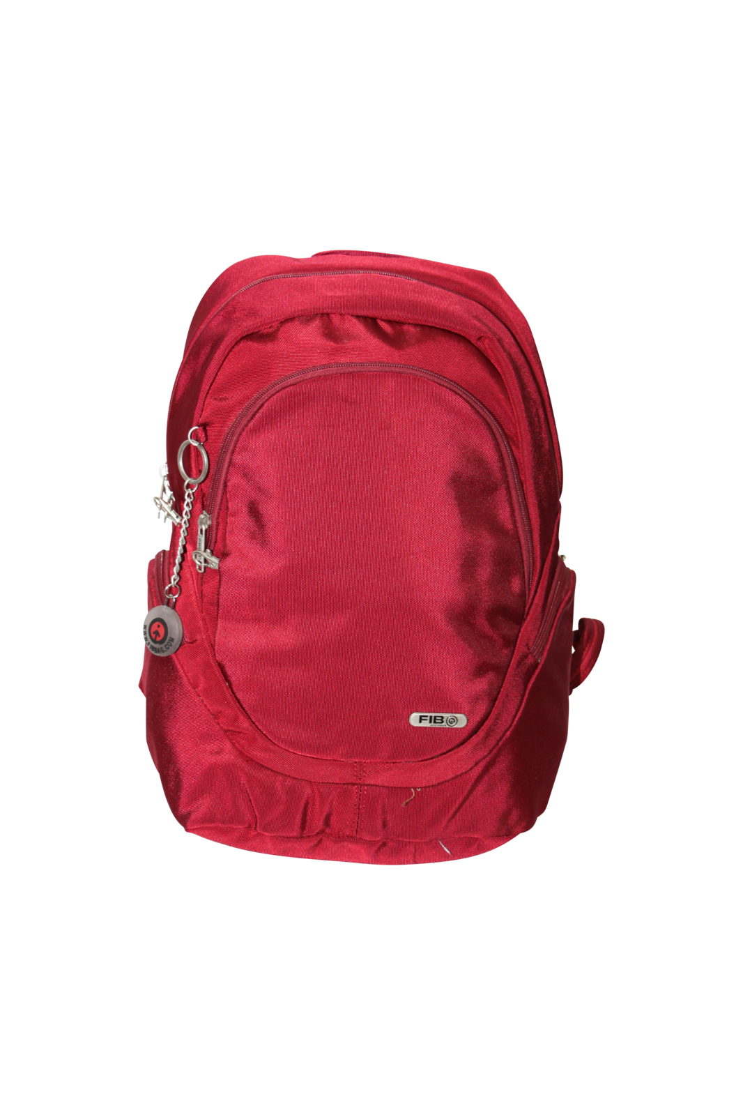 FIB Mens Backpack Travel Rucksack Shoulder Bag - Burgundy