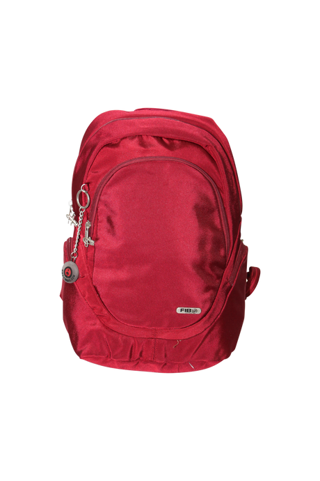 FIB Mens Backpack Travel Rucksack Shoulder Bag - Burgundy